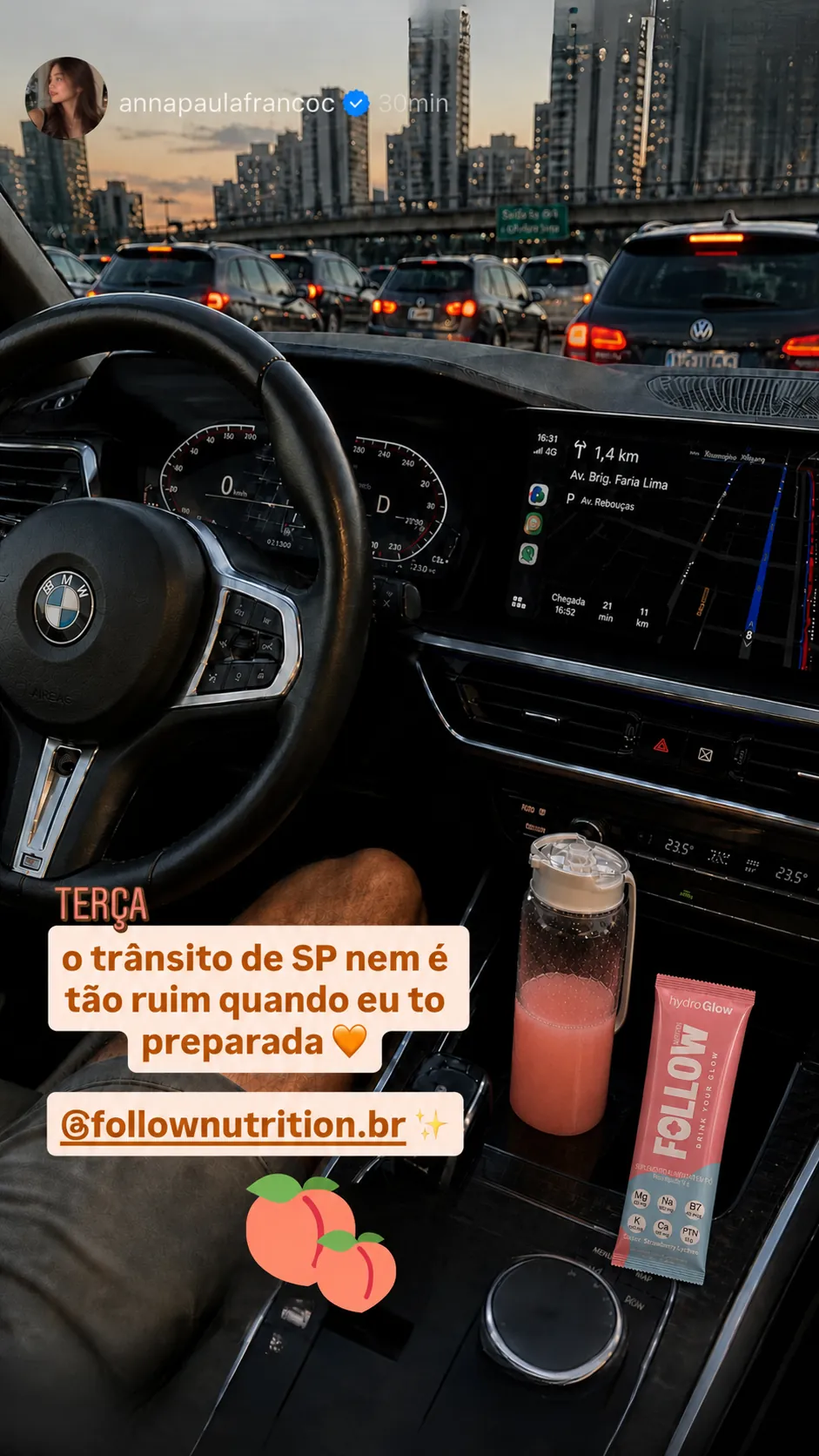 HydroGlow na rotina · momento 2